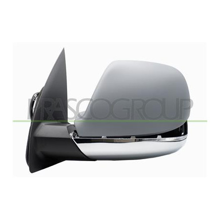 RETROVISORE SINISTRO ELETTRICO-TERMICO CON PRIMER-CON CALOTTA CROMATA-ASFERICO/CROMATO AMAROK - Mod. 02/10 - 05/12
