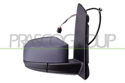 RETROVISORE DESTRO ELETTRICO-TERMICO CON PRIMER-CONVESSO/CROMATO-5 PINS CADDY - Mod. 04/15 - 08/20