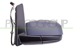 RETROVISORE SINISTRO ELETTRICO-TERMICO CON PRIMER-ASFERICO/CROMATO-5 PINS CADDY - Mod. 04/15 - 08/20