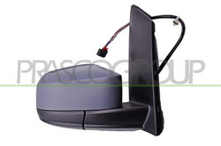 RETROVISORE DESTRO ELETTRICO-TERMICO-CON PRIMER-CHIUDIBILE-CONVESSO/CROMATO-7 PINS CADDY - Mod. 04/15 - 08/20