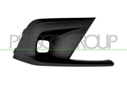 GRIGLIA DESTRA PARAURTI ANTERIORE-NERA-GOFFRATA-CON SEDE FENDINEBBIA HONDA - CIVIC (XI - FE) 5 PORTE - Mod. 09/22 -