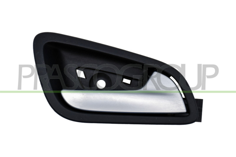 MANIGLIA POSTERIORE DESTRA-INTERNA-CON LEVA SATINATA ARGENTO-MOSTRINA NERA FORD - KUGA - Mod. 01/13 - 08/16