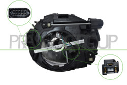 PROIETTORE DESTRO HB2-ELETTRICO-CON MOTORE VOLKSWAGEN - NEW BEETLE - Mod. 01/12 - 03/16