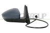 RETROVISORE DESTRO-ELETTRICO-CON PRIMER-TERMICO-CHIUDIBILE-CON FANALE-CON LUCE CORTESIA-CONVESSO-9 PINS SKODA - OCTAVIA - Mod. 0