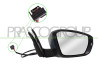 RETROVISORE DESTRO-ELETTRICO-CON PRIMER-TERMICO-CHIUDIBILE-CON FANALE-CON LUCE CORTESIA-CONVESSO-9 PINS SKODA - OCTAVIA - Mod. 0