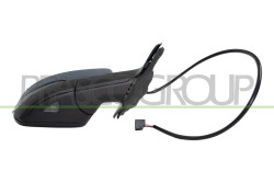 RETROVISORE DESTRO-ELETTRICO-CON PRIMER-TERMICO-CHIUDIBILE-CON FANALE-CON LUCE CORTESIA-CONVESSO-9 PINS SKODA - OCTAVIA - Mod. 0