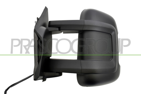 RETROVISORE SINISTRO-ELETTRICO-NERO-TERMICO-CON FANALE BIANCO-CONVESSO-BRACCIO MEDIO-8 PINS FIAT - DUCATO - Mod. 08/06 - 05/14