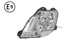 FARO SINISTRO MANUALE SENZA LAMPADINA (H7-H1-PY21W-LED) OMOLOGATO E9-DAF-CF Euro 6