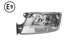 FARO SINISTRO ELETTRICO CON MOTORE CON LED PARKING SENZA LAMPADINA (H7-H7-PY21W-LED) OMOLOGATO E9-MAN-TGX Euro 6