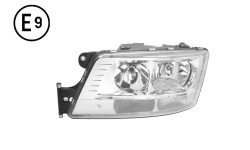 FARO SINISTRO ELETTRICO CON MOTORE CON LED PARKING CON LUCE DIURNA SENZA LAMPADINA (H7-H7-PY21W-H21W-LED) OMOLOGATO E9-MAN-TGX E