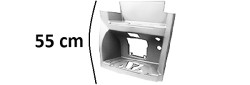PEDANA DESTRA CABINA LARGA BASSA SMALTO BIANCO DB9147-MERCEDES-Actros MP4 Cabina Larga