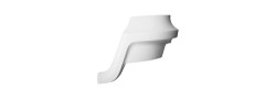 ELEMENTO SUPERIORE SINISTRO SMALTO BIANCO DB9147-MERCEDES-Actros MP4 Cabina Larga