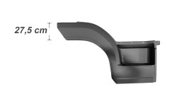 PEDANA PARAFANGO DESTRA ALETTA H27,5cm-MERCEDES-Atego Euro 6