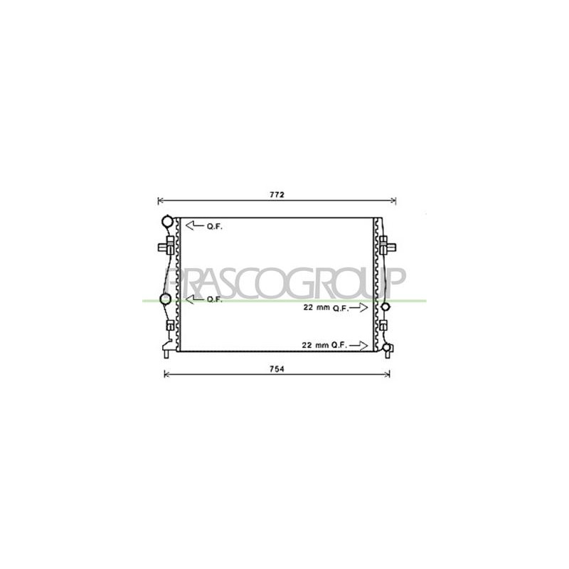 RADIATORE SKODA - OCTAVIA - Mod. 05/13 - 12/16