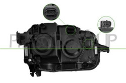 PROIETTORE SINISTRO H7+H7-ELETTRICO-CON MOTORE CITROEN - C3 - Mod. 09/16 - 09/20