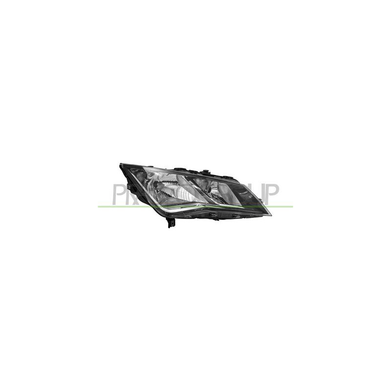 PROIETTORE DESTRO H7+H7-ELETTRICO-CON MOTORE-NERO SEAT - LEON - Mod. 01/13 - 12/16
