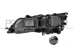 PROIETTORE DESTRO H7+H7-ELETTRICO-CON MOTORE-NERO SEAT - LEON - Mod. 01/13 - 12/16