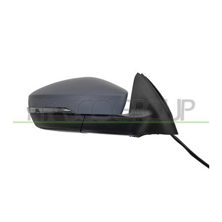 RETROVISORE DESTRO-ELETTRICO-CON PRIMER-TERMICO-CHIUDIBILE-CON FANALE-CON LUCE CORTESIA-CONVESSO-11 PINS SKODA - OCTAVIA - Mod.