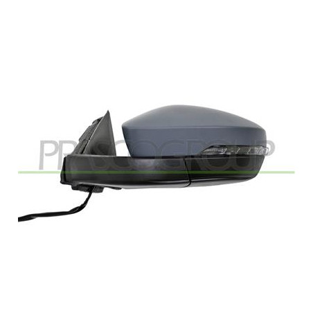 RETROVISORE SINISTRO-ELETTRICO-CON PRIMER-TERMICO-CHIUDIBILE-CON FANALE-CON LUCE CORTESIA-CON BLIS-ASFERICO-11 PINS VOLKSWAGEN -
