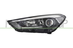 PROIETTORE SINISTRO H7+H7+H7-ELETTRICO-CON MOTORE-CON LUCE DIURNA-NERO-LED HYUNDAI - TUCSON (TL) - Mod. 04/15 - 08/18