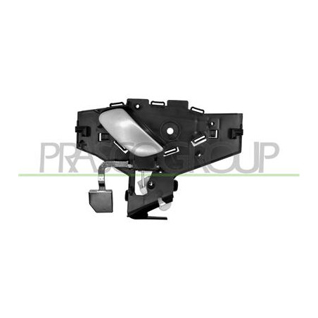 MANIGLIA ANTERIORE DESTRA-INTERNA-CON LEVA CROMATA-CON MOSTRINA NERA CITROEN - C5 - Mod. 03/01 - 09/04