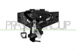 MANIGLIA ANTERIORE SINISTRA-INTERNA-CON LEVA CROMATA-CON MOSTRINA NERA CITROEN - C5 - Mod. 03/01 - 09/04